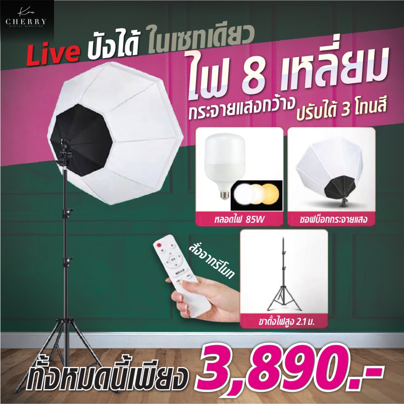 ไฟไลฟ์สด 225 watt